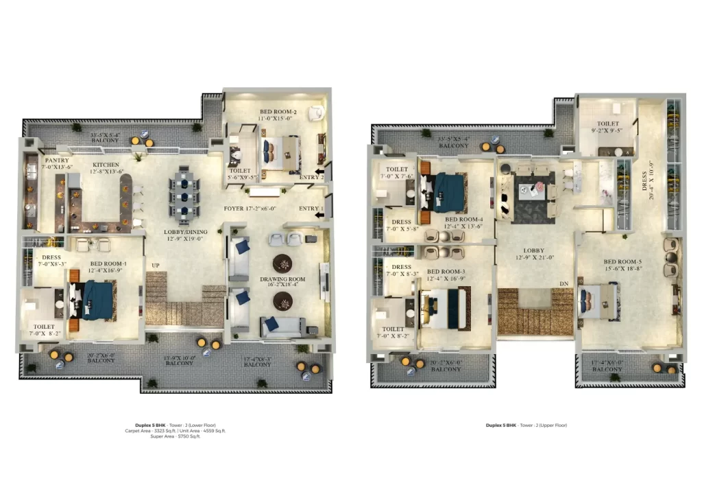 Green Lotus Utsav Floor Plans