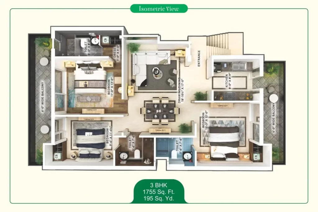 Motiaz Harmony Greens Floor Plan