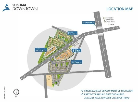 Sushma Valencia Location Map
