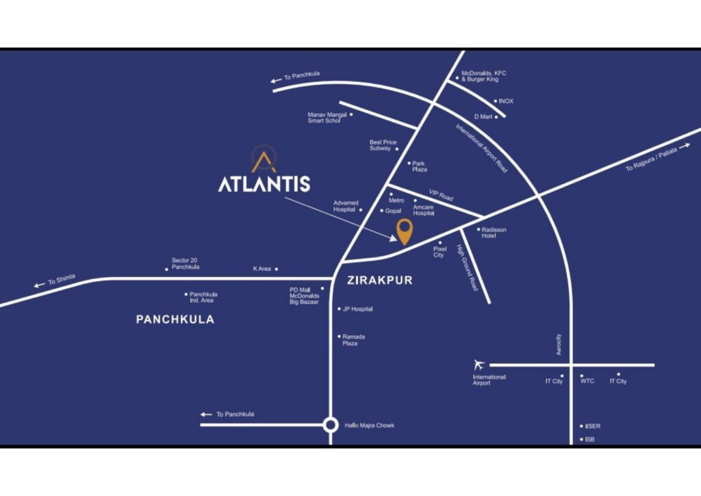Atlantis Grand Location Map