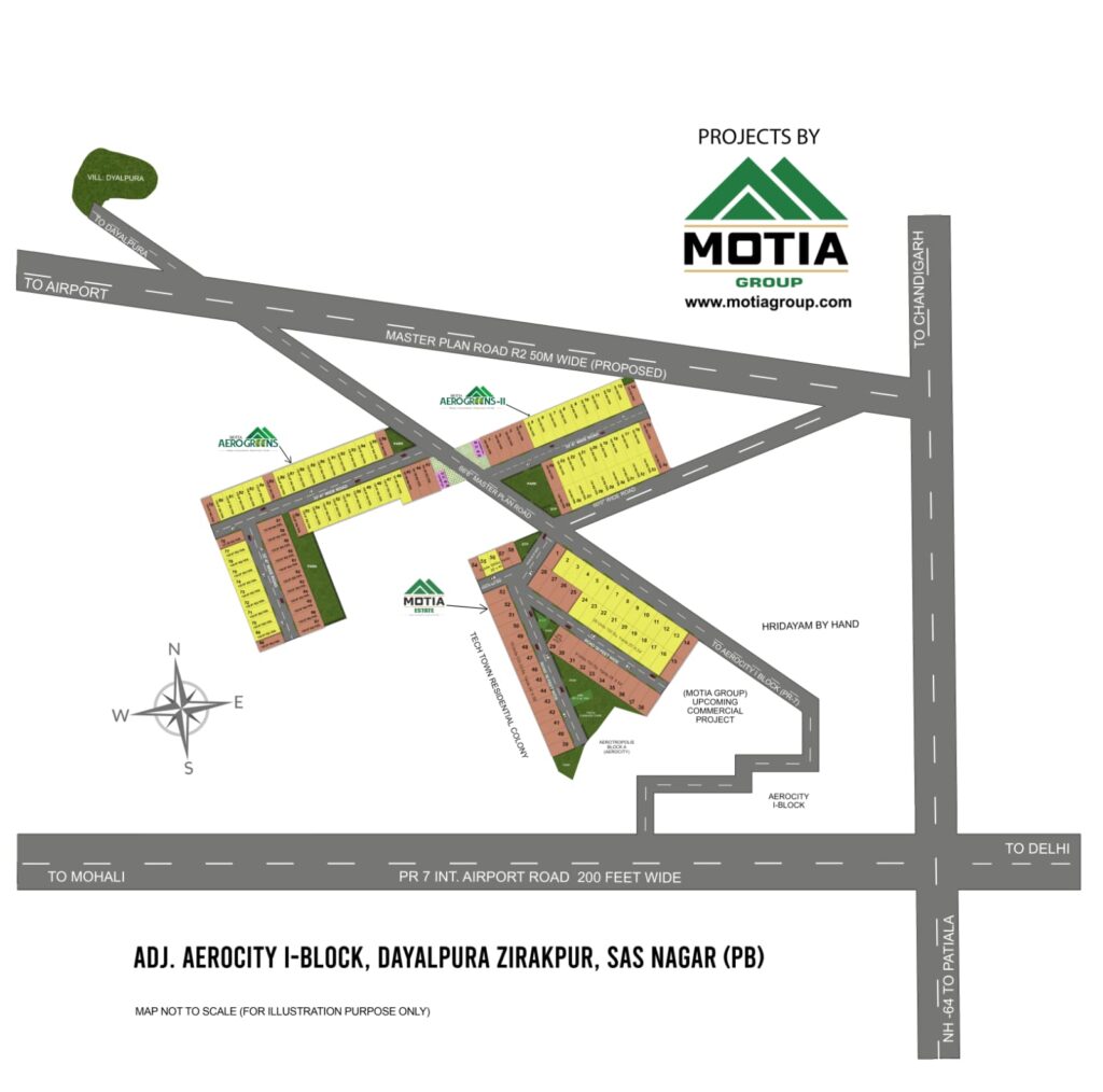 Motia Aero Location Map