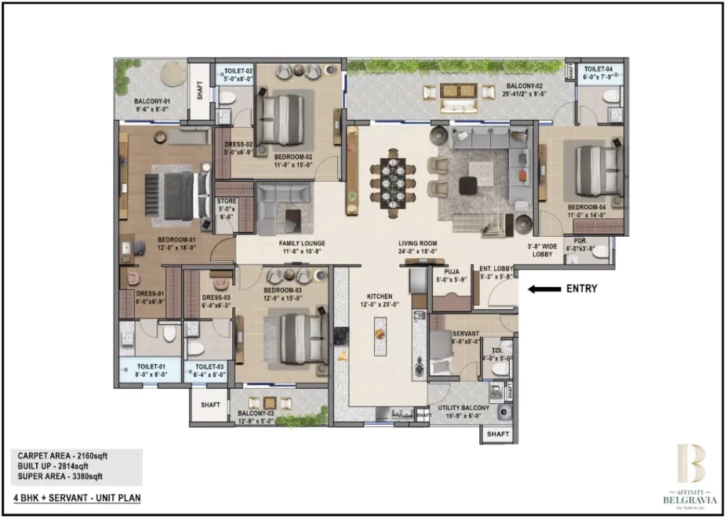 affinity belgravia floor plan