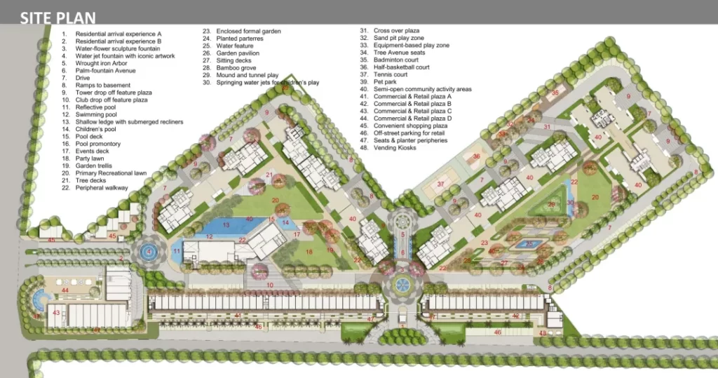 Affinity Belgravia Site Plan